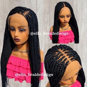 Frontal lace Senegalese twists wig
